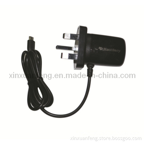 British Plug with Cable for Blackberry